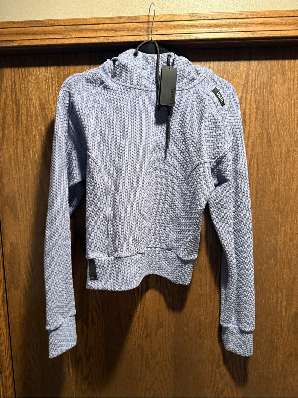 NWT—UNRL Elevation hoodie in blue storm